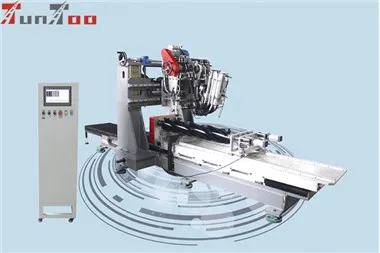 Μηχάνημα βούρτσας τριών αξόνων με διάτρηση-4